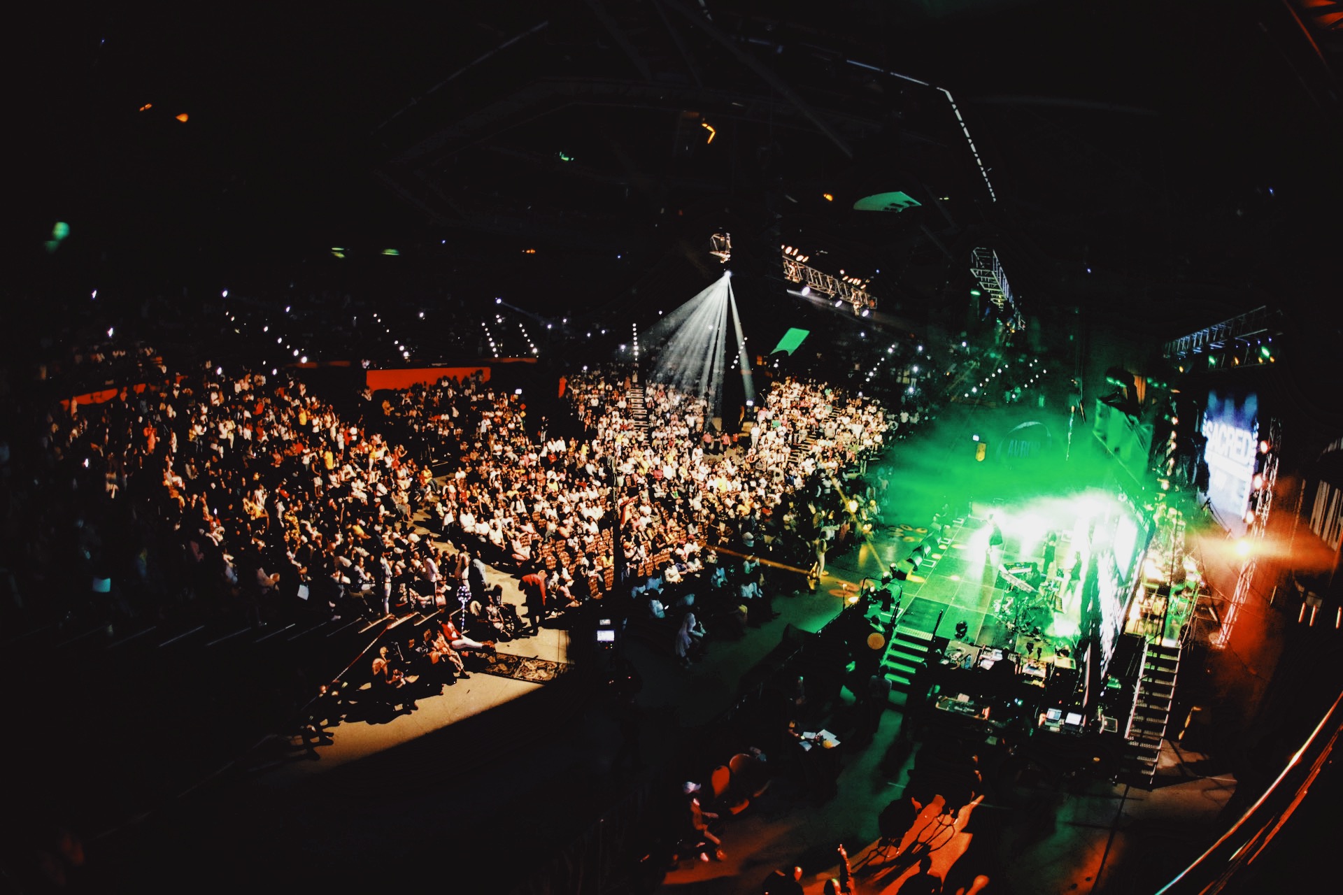 The room, from above